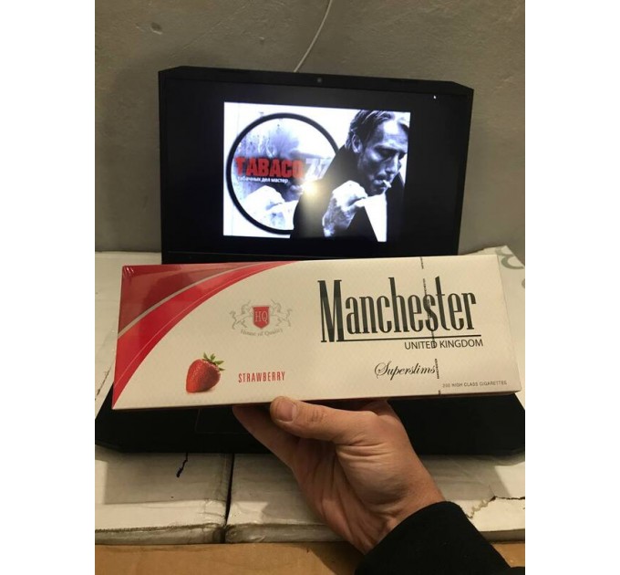 Manchester Strawberry Superslims (клубника)