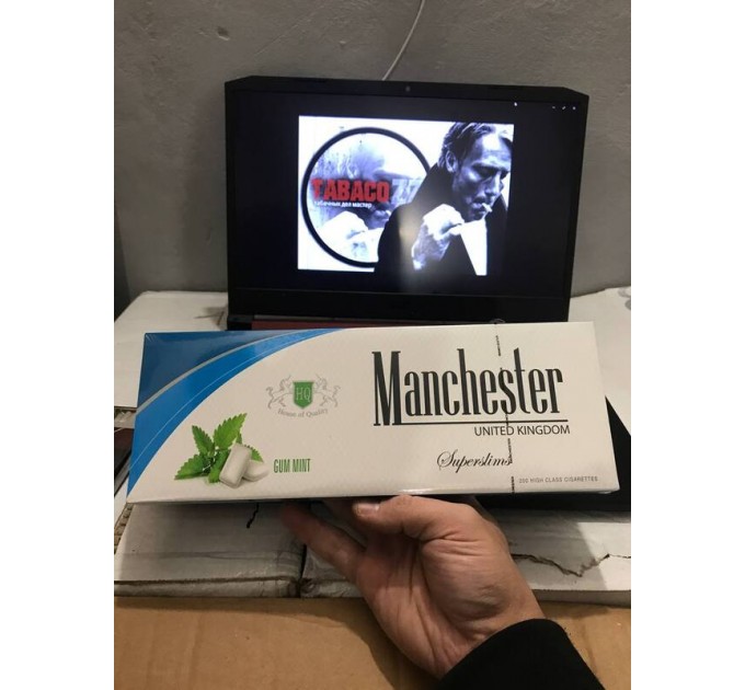 Manchester Gum Mint Superslims (жвачка)