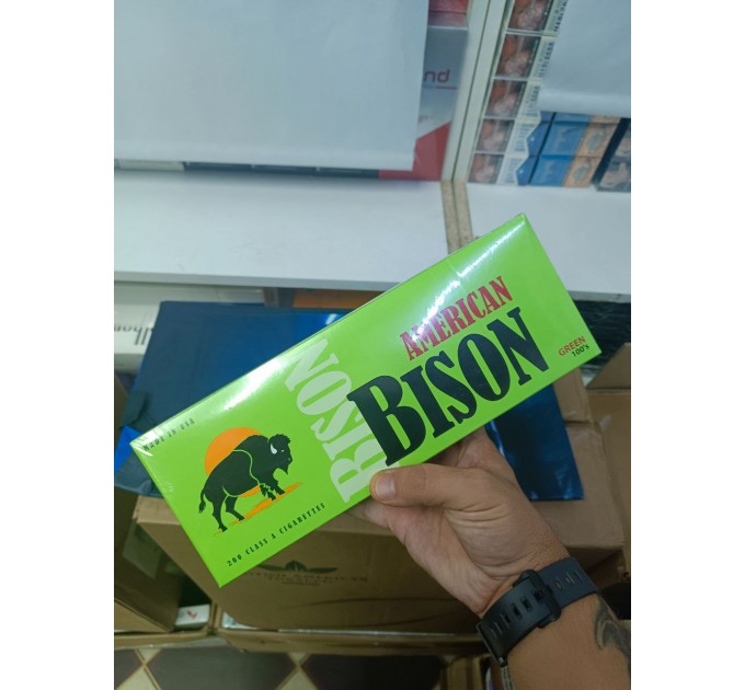 American Bison Green 100s Ментол (Сотка)